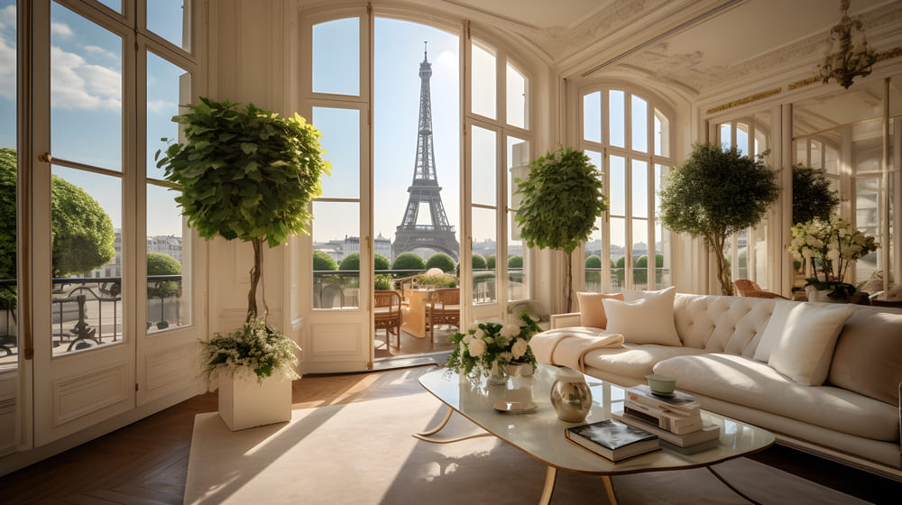 Visite du bien immobilier à Paris